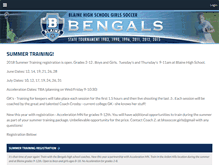 Tablet Screenshot of bengalsoccer.org